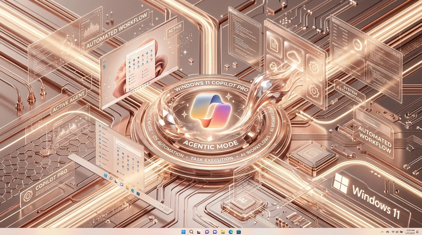 Developer using desktop software with AI productivity overlays