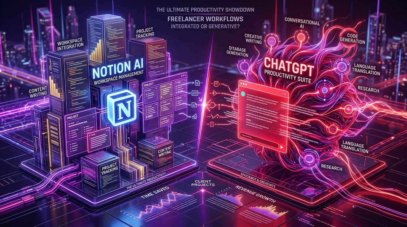 Notion AI vs ChatGPT productivity for freelancers